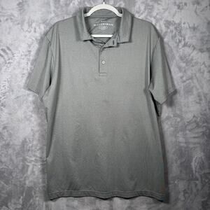 Mizzen+Main Phil Mickelson Gray Polo Shirt XL Performance Stretch